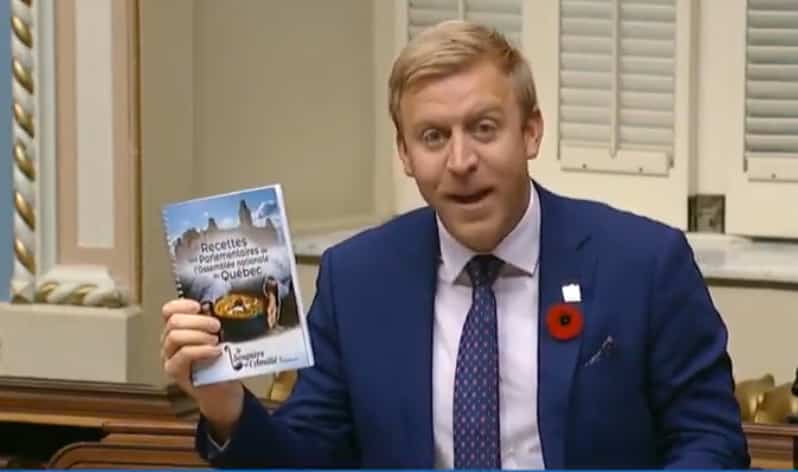 Un livre qui rassemble les recettes de 110 députés