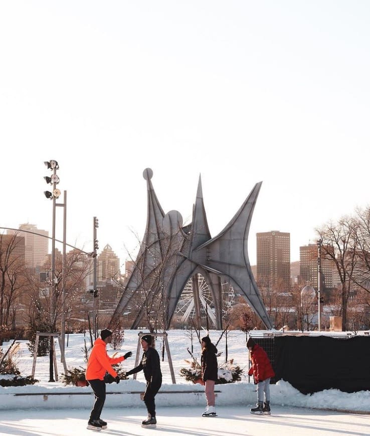 Un nouvel anneau de glace au parc Jean-Drapeau