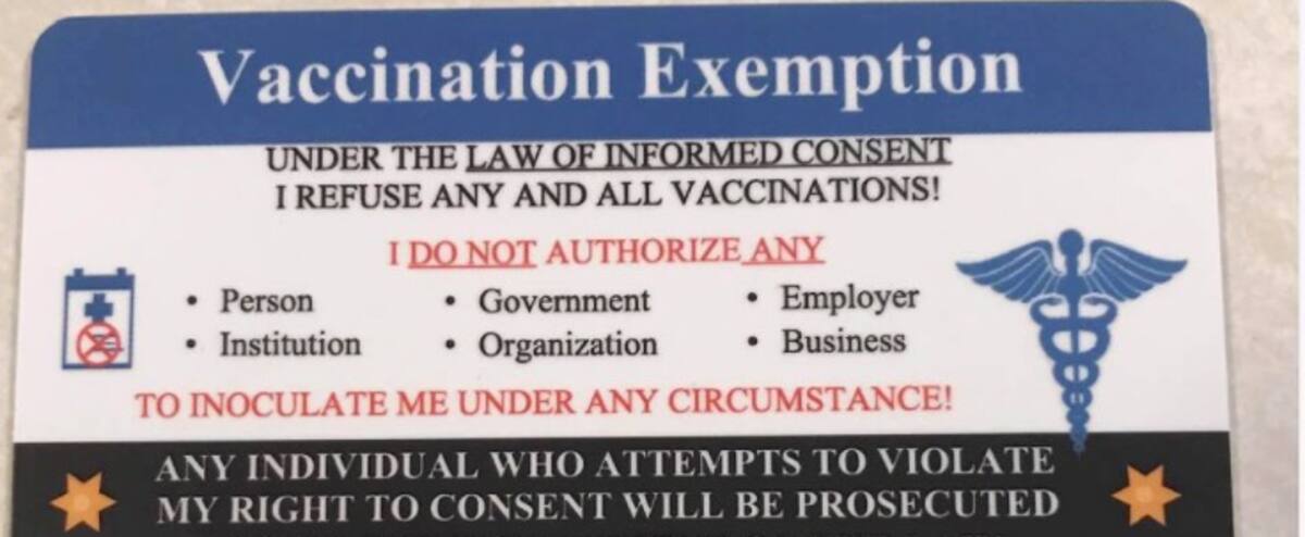 De Fausses Cartes Pour Eviter La Vaccination Vendues A 10 Sur Inter Jdm De Fausses Cartes Pour Eviter La Vaccination Vendues A 10 Sur Inter Jdm
