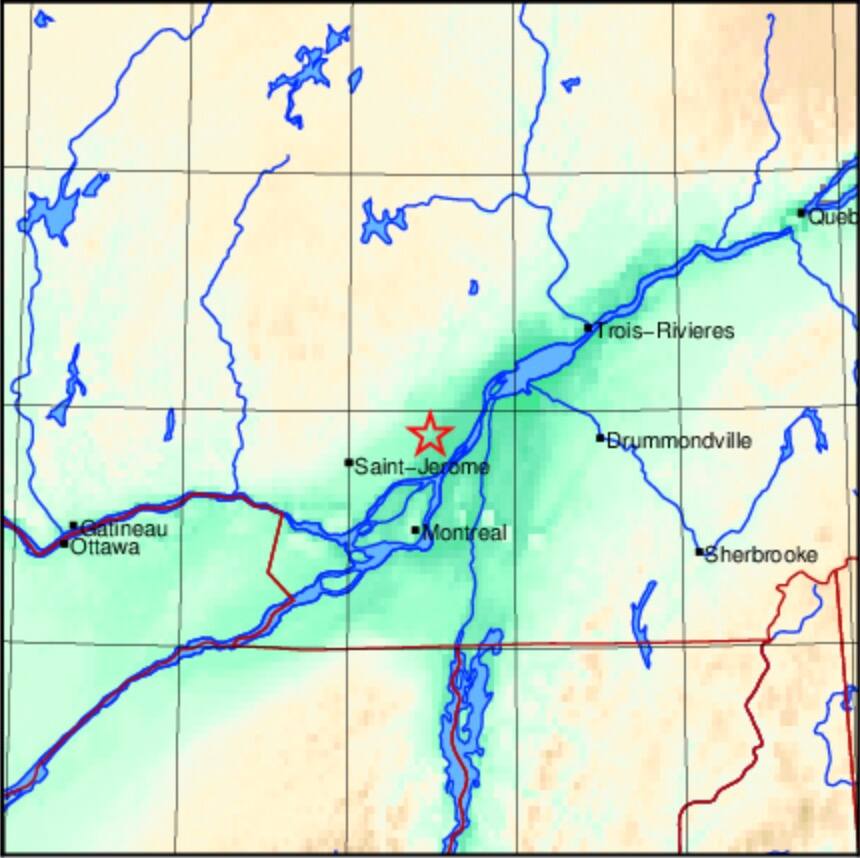 wallpapers Tremblement De Terre Montreal Aujourd'hui tremblement de terre de magnitude 3 9