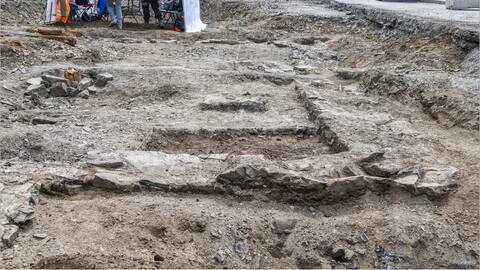 Archaeological excavations on the way to the future tramway
