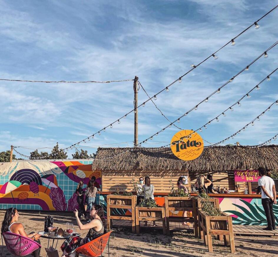 Une terrasse mobile avec resto végétalien à MTL