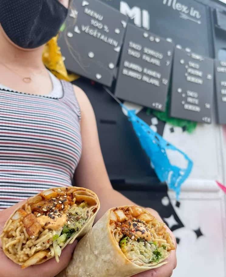 Ce «food truck» fait burrito ramen végane décadent