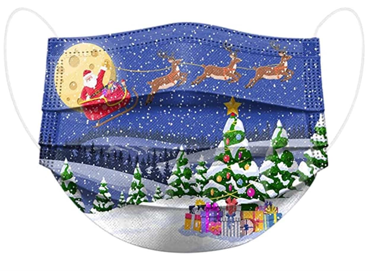 10 magnifiques masques jetables de Noël 