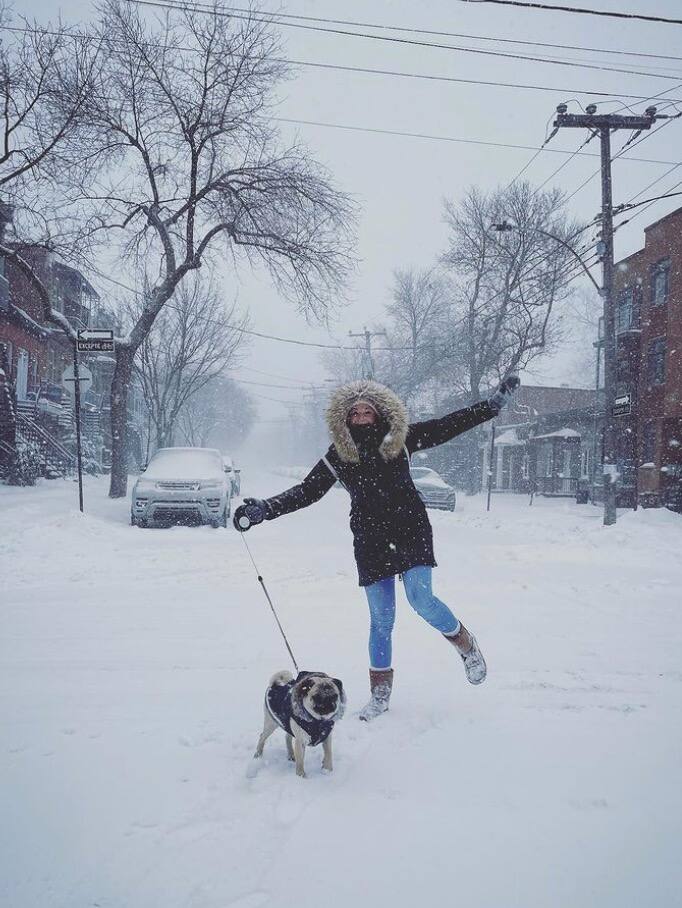 16 photos de Montréal en pleine tempête de neige 