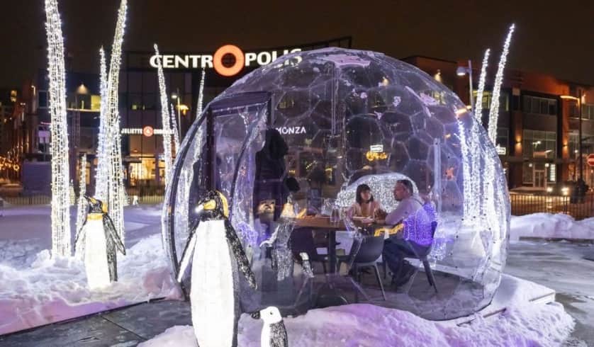 Vous pouvez manger dans une bulle à Laval [2022] 