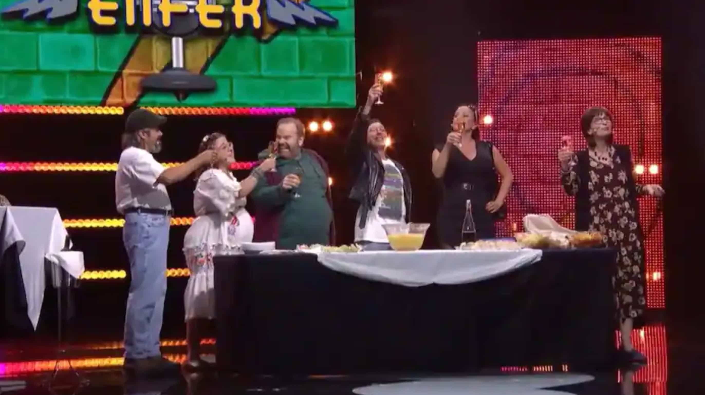 Les acteurs de Radio Enfer enfin tous réunis