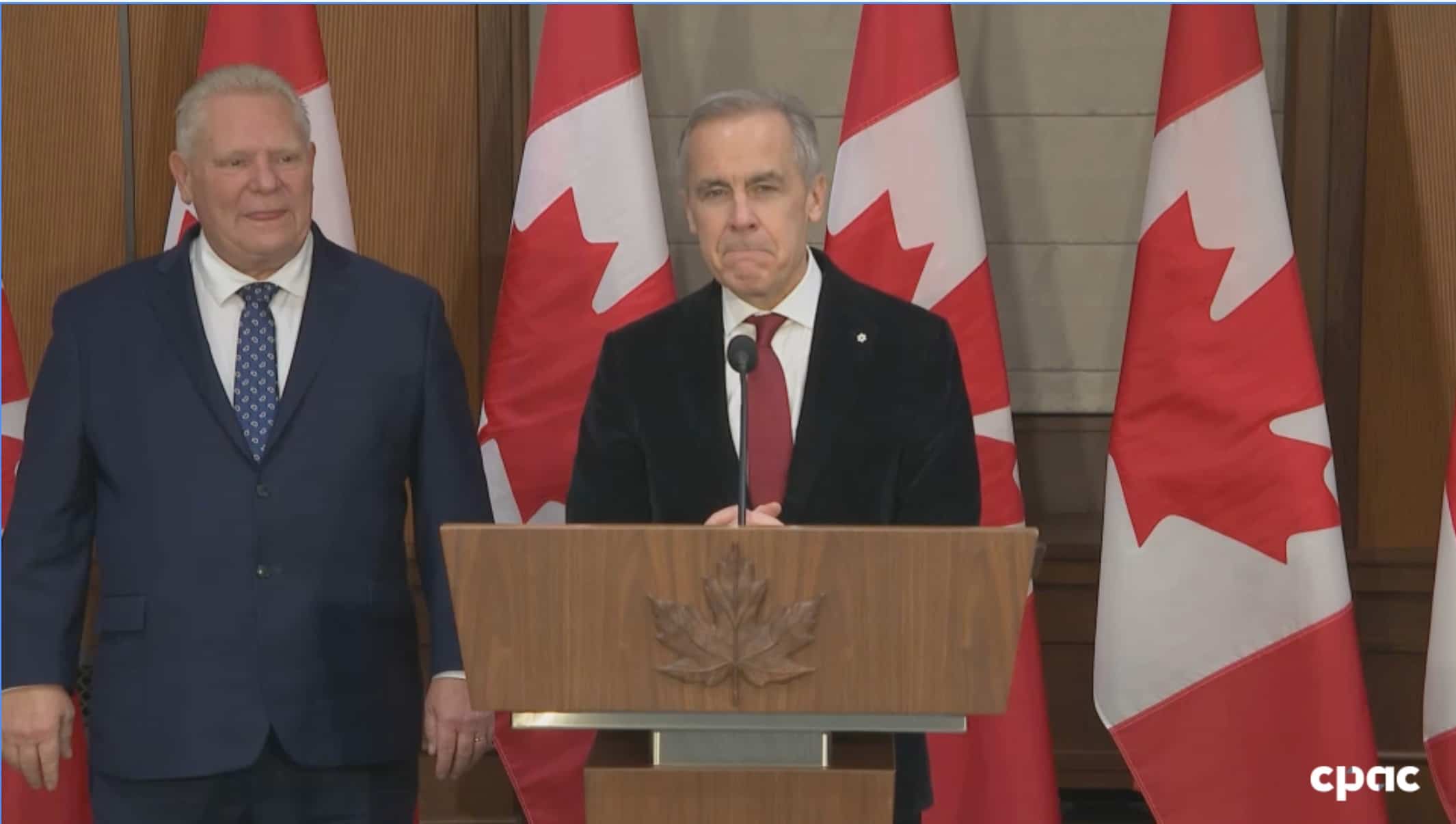 Ford et Carney veulent offrir un rabais de taxes de 13 % aux acheteurs de maison neuve