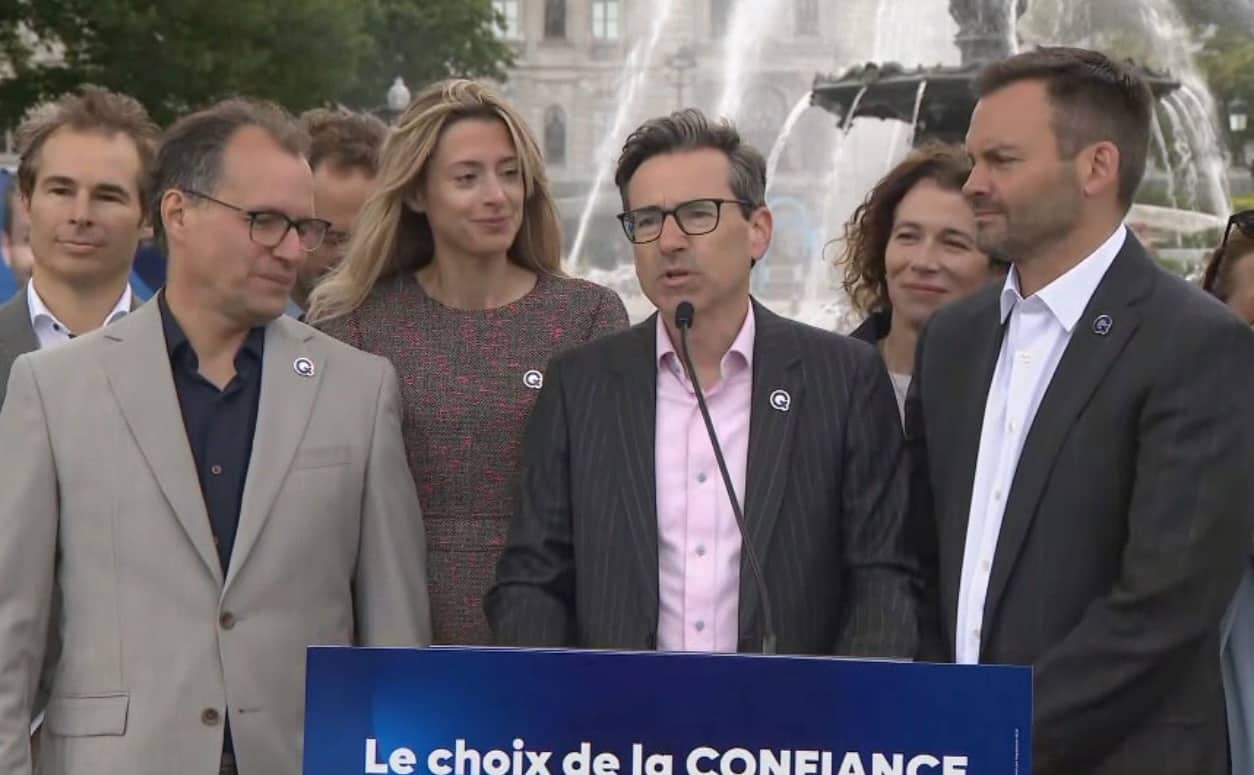 Le député sortant et candidat dans Jean-Talon, Paradis Paradis, s’est chargé d’expliquer l’engagement de son parti pour le Mont-Sainte-Anne.