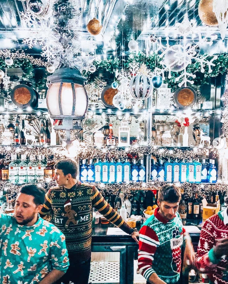 C’est Noël tous les jours dans ce bar