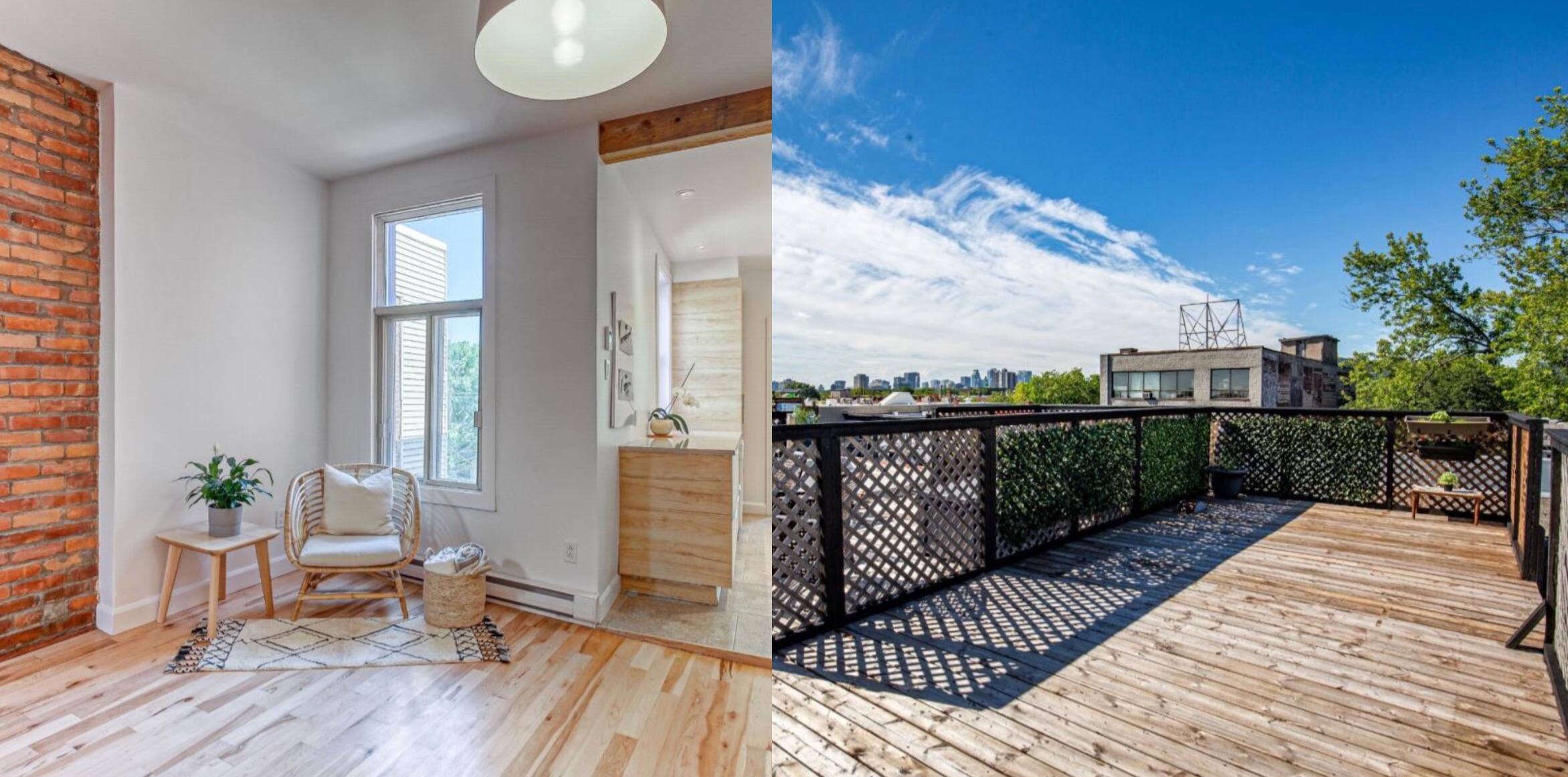 Un condo avec terrasse sur le toit pour 385 000$