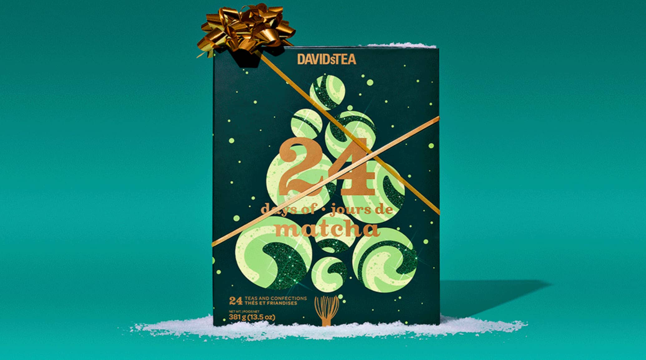 Un calendrier de l'avent avec que des thés matcha