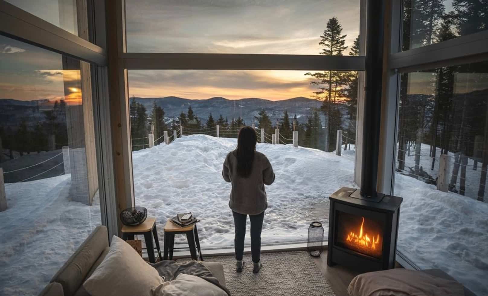 Une mini-maison avec vue à Lac-Beauport 