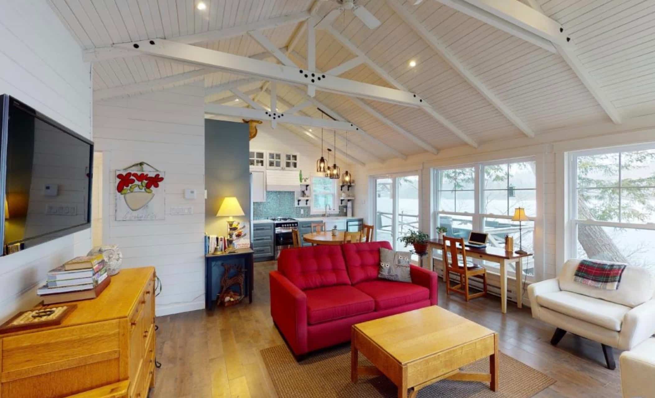 Estrie magnifique chalet sur le bord d’un étang JDQ