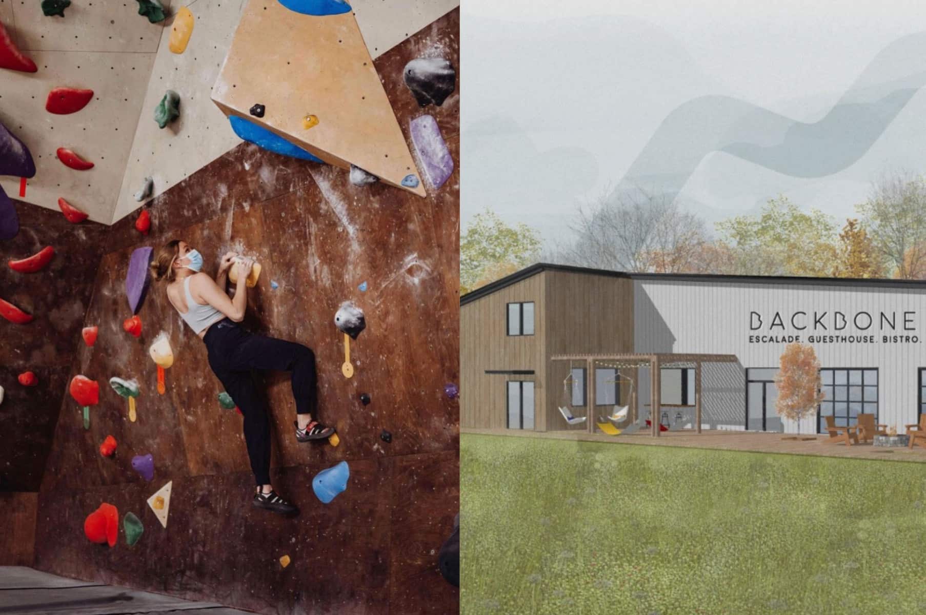 Un centre d’escalade dans un projet immobilier WOW