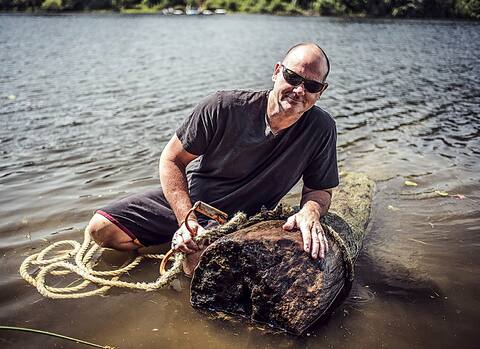 Se encontraron restos de un viejo avión por accidente