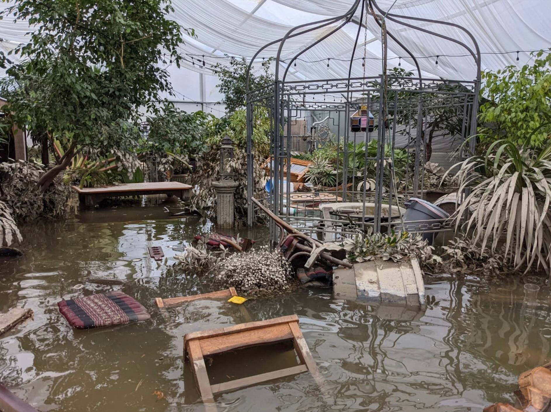 Colombie-Britannique: un vignoble inond&eacute; se fait voler ses derniers barils