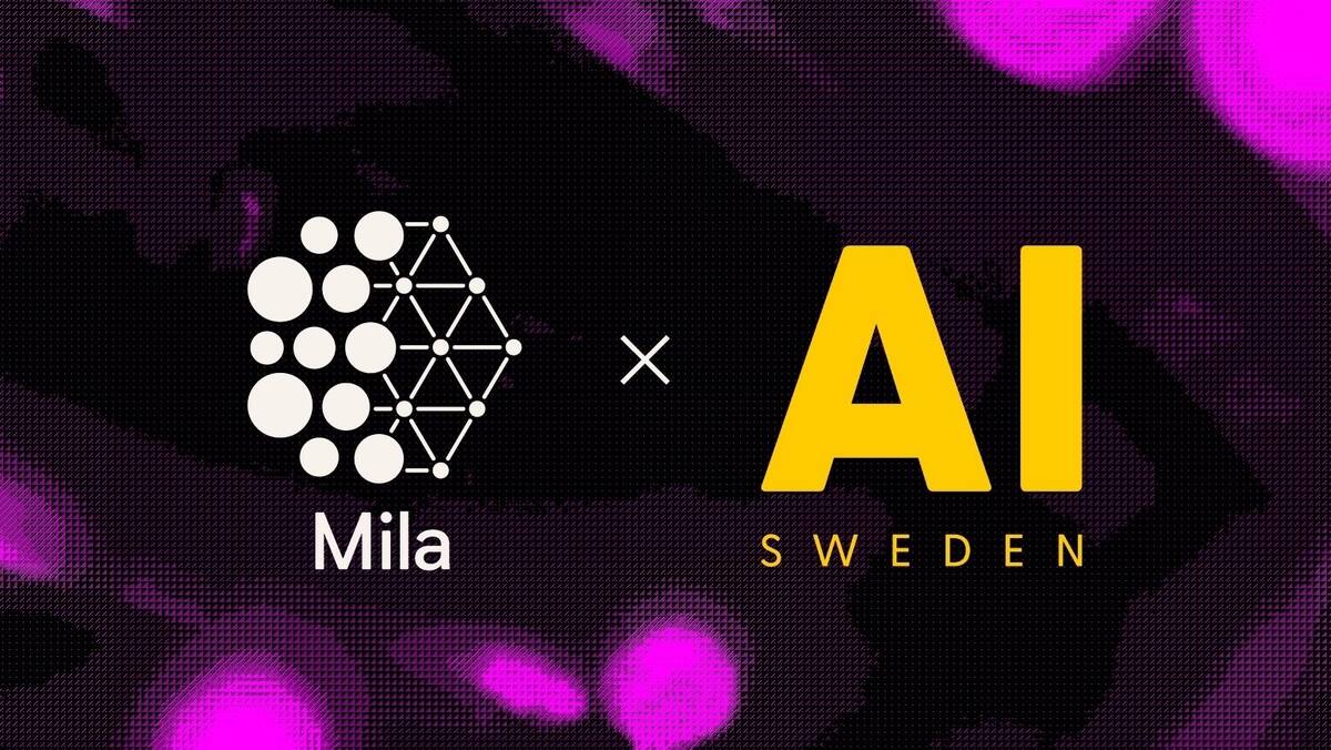 Partenariat entre Mila et le centre national suédois en matière d'intelligence artificielle