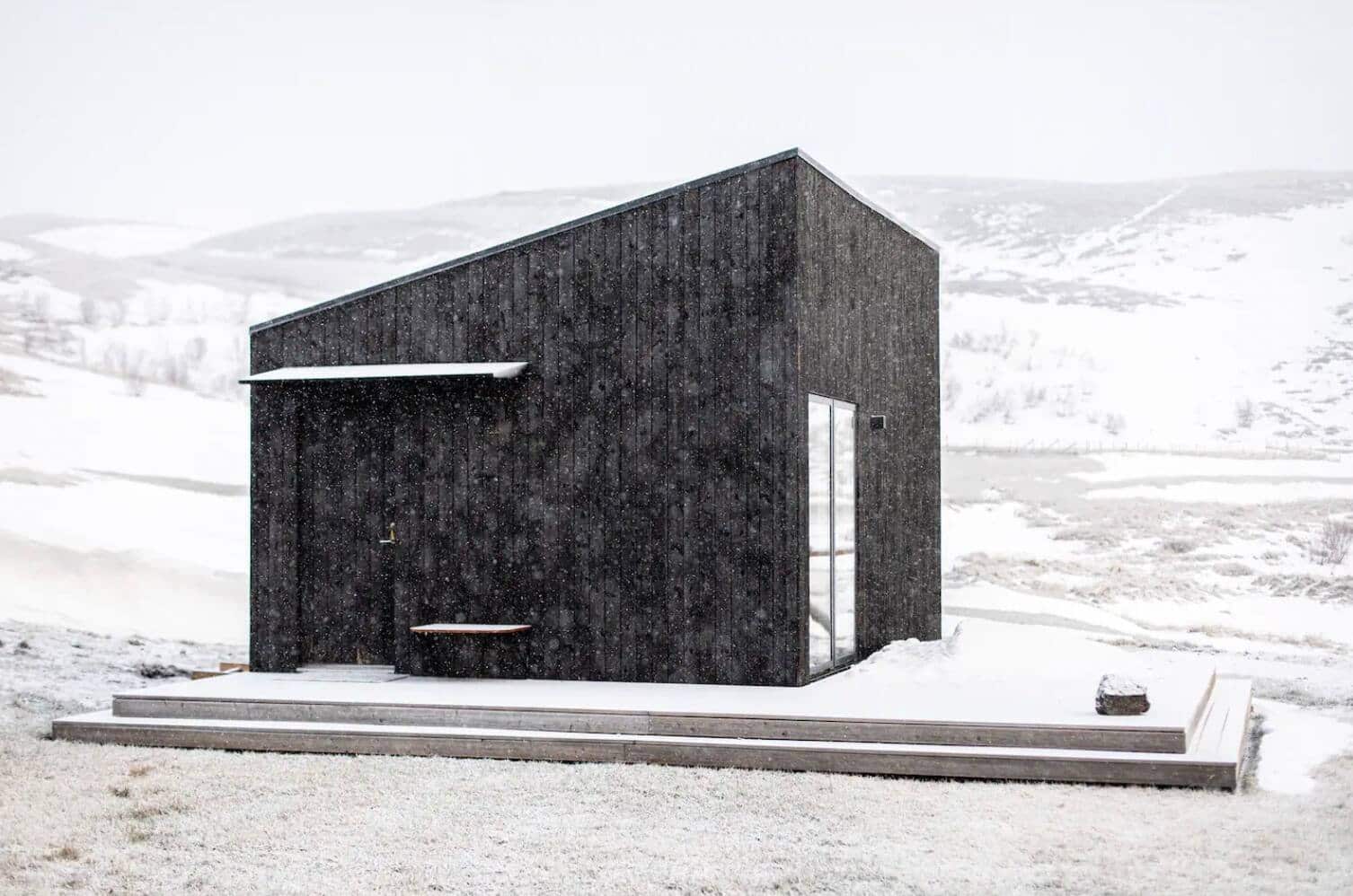 Une minimaison de luxe à louer en Islande