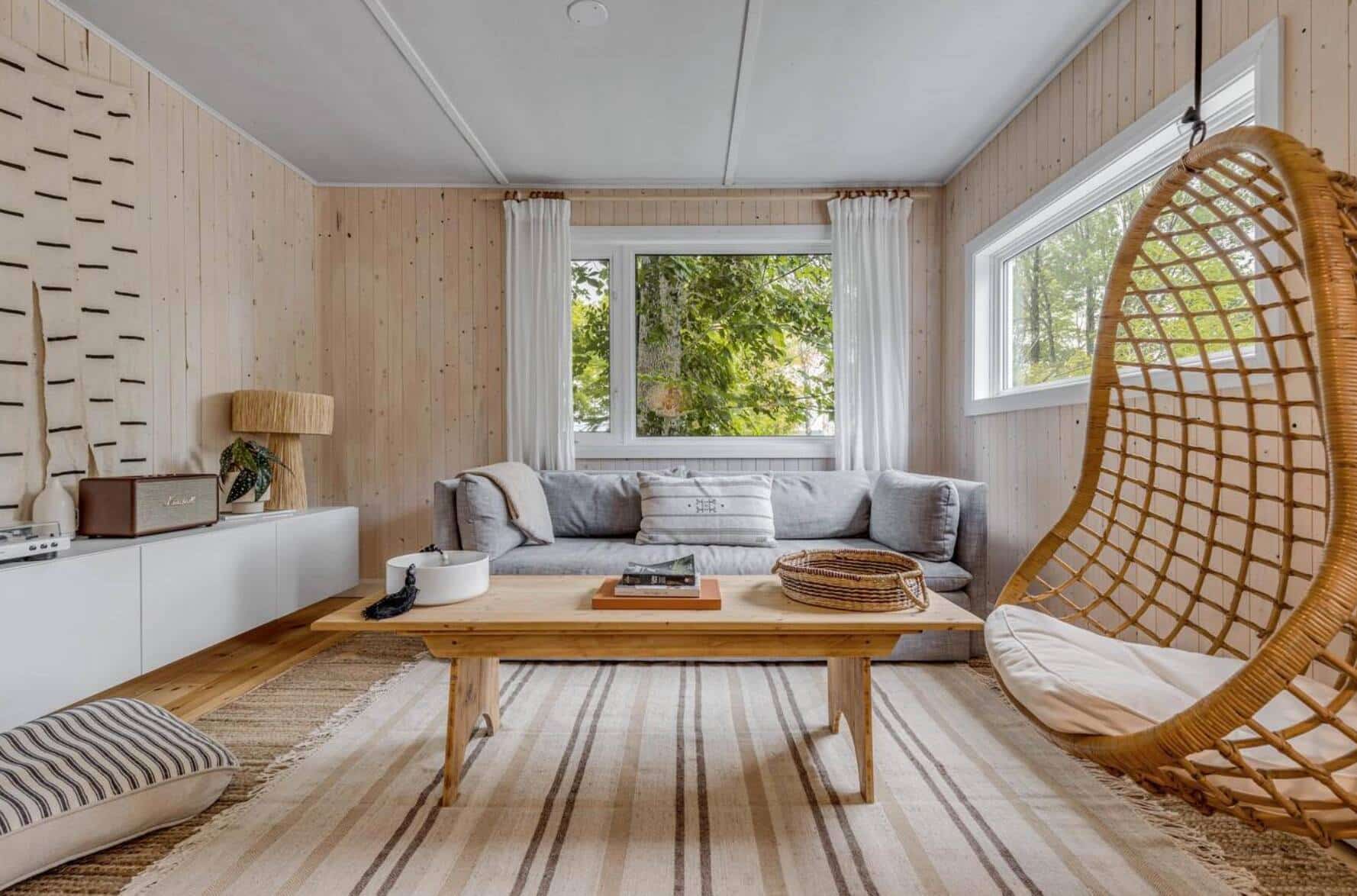 Le chalet clés en main de la designer Camille Charland Perez est à