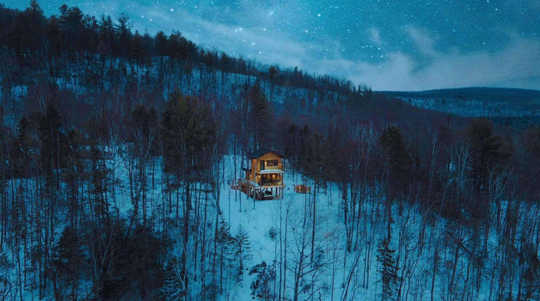 12 chalets à louer pendant le temps des Fêtes