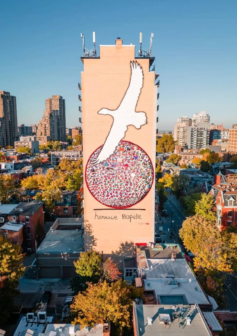 Une nouvelle murale-hommage à Jean-Paul Riopelle