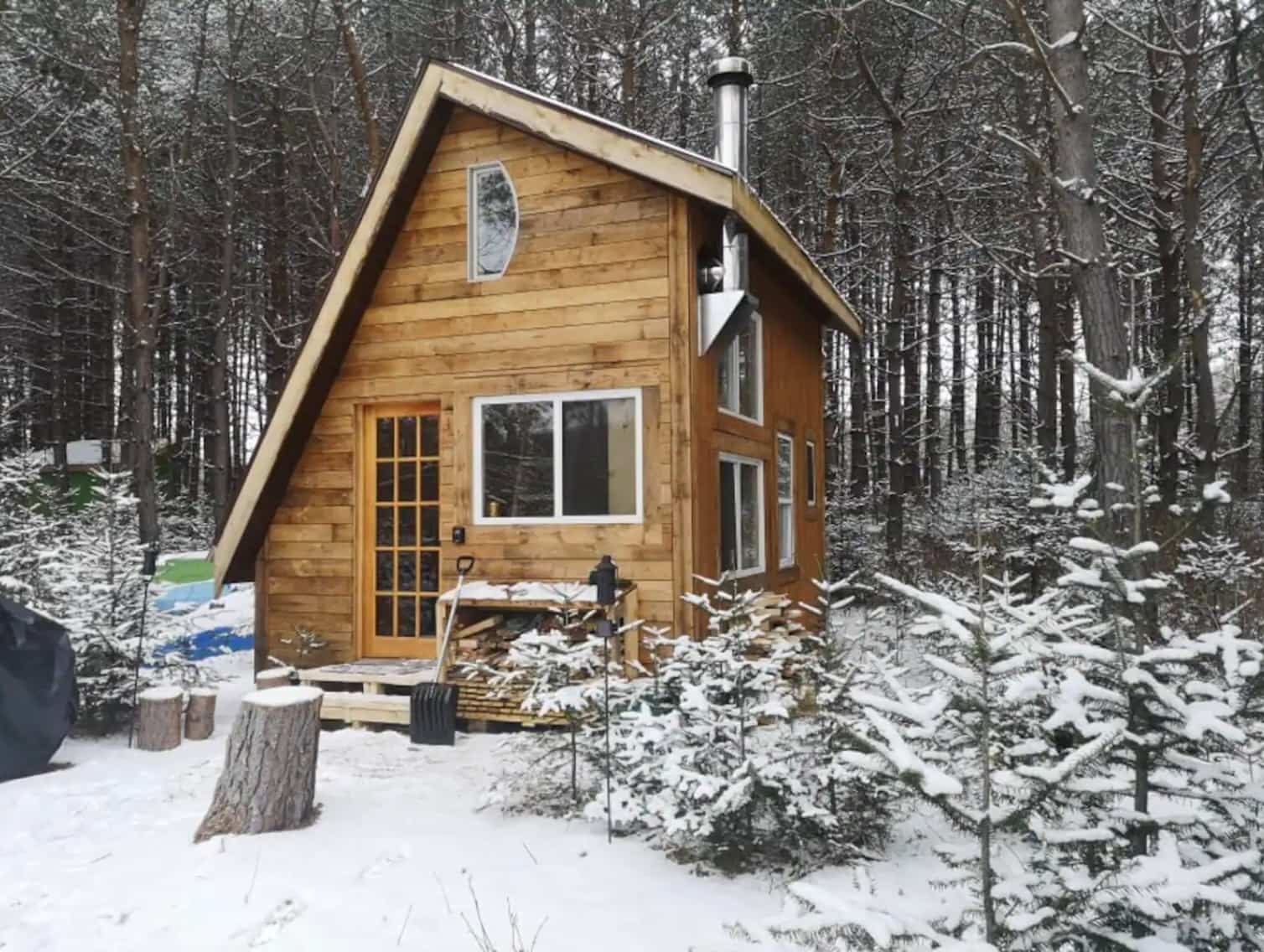 Un mini-chalet «G-Frame» à louer en Outaouais