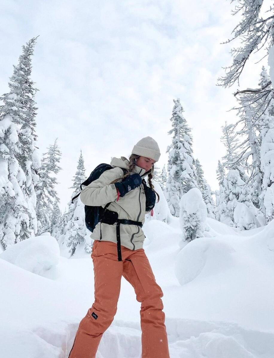 Le fameux mont où Lucie Rhéaume campe actuellement
