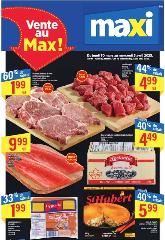 Les 30 meilleures rabais en circulaire du 30 mars au 5 avril