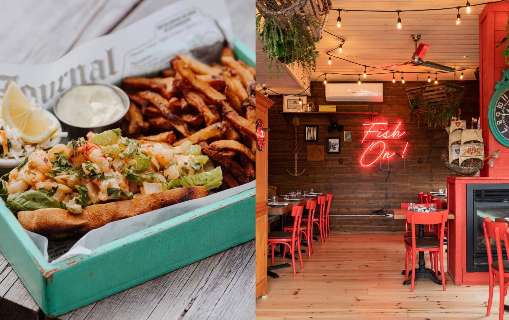 Un restaurant de retour après un incendie