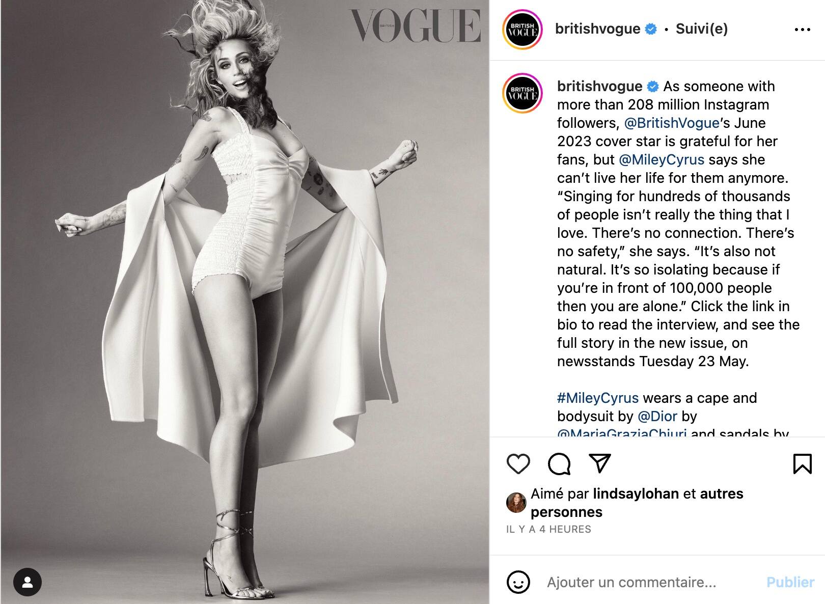 citations de Miley Cyrus tirées de chansons