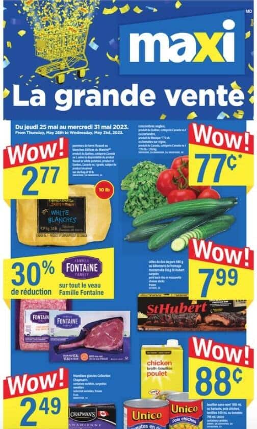 LES 26 MEILLEURS RABAIS EN CIRCULAIRE DU 25 AU 31 MAI