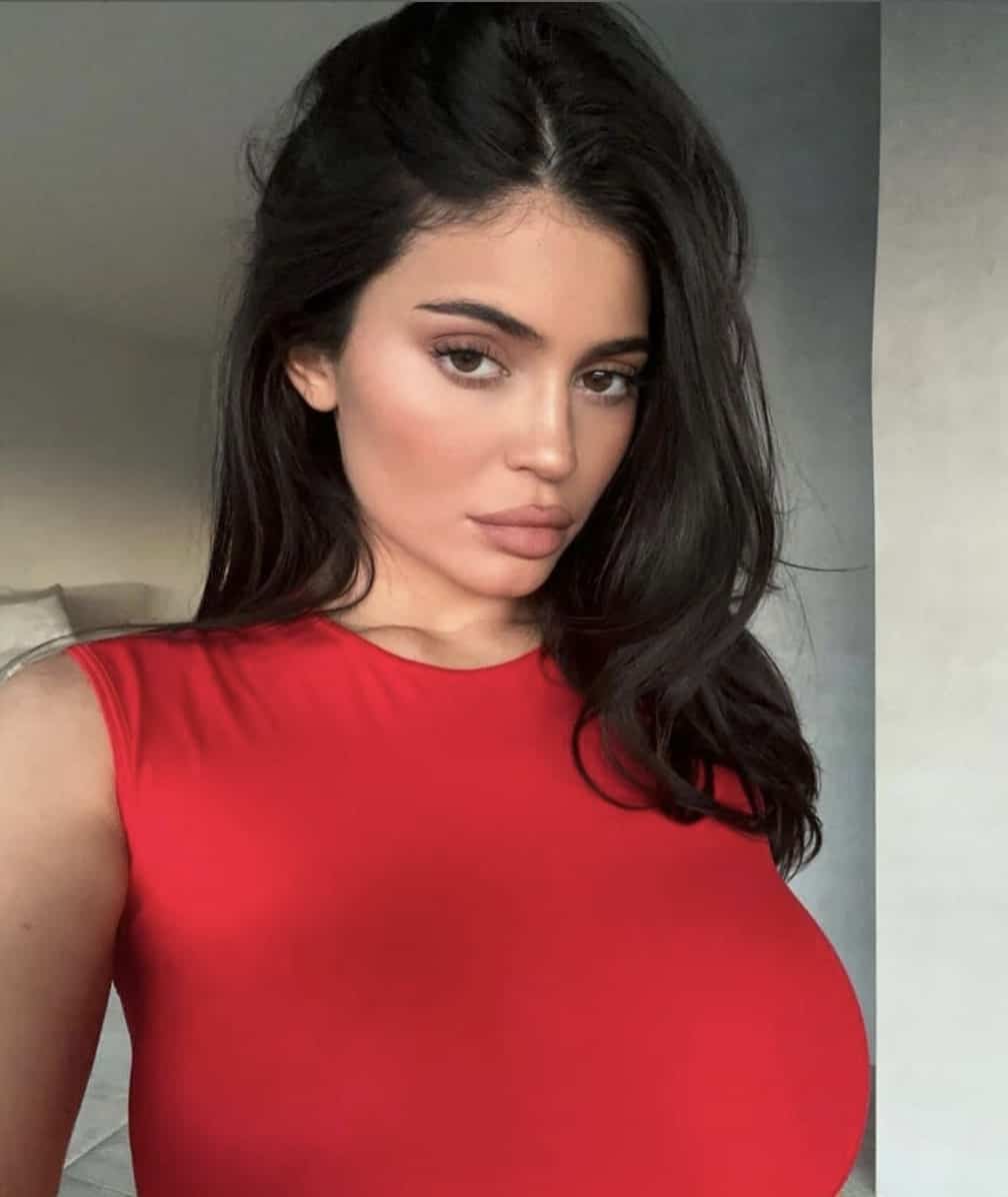 Kylie Jenner incarne la Tomato Girl en robe fendue