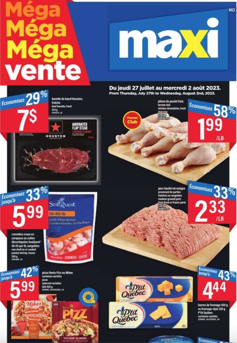 LES 37 MEILLEURS RABAIS EN CIRCULAIRE DU 27 JUILLET AU 2 AOÛT