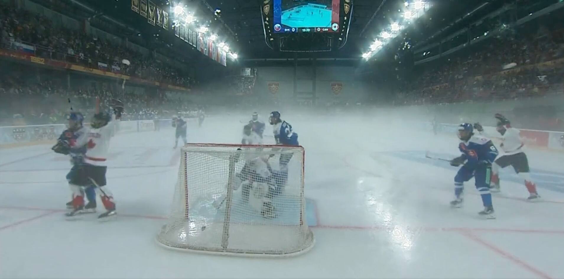 Coupe HlinkaGretzky du brouillard sur la glace en Slovaquie TVA Sports