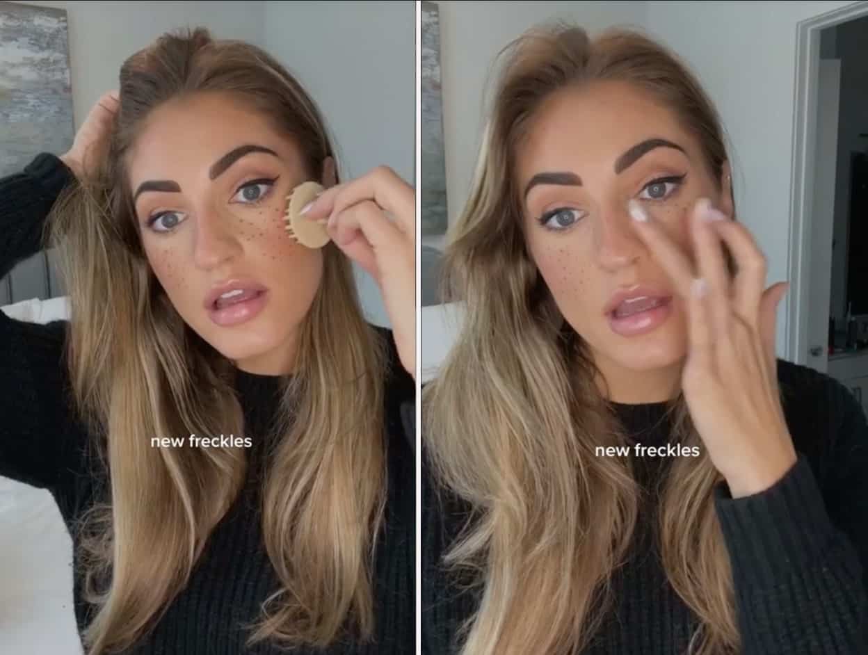 Cette étampe crée des fausses taches de rousseur 