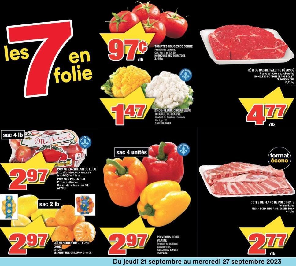 LES 30 MEILLEURS RABAIS EN CIRCULAIRE DU 21 AU 27 SEPTEMBRE