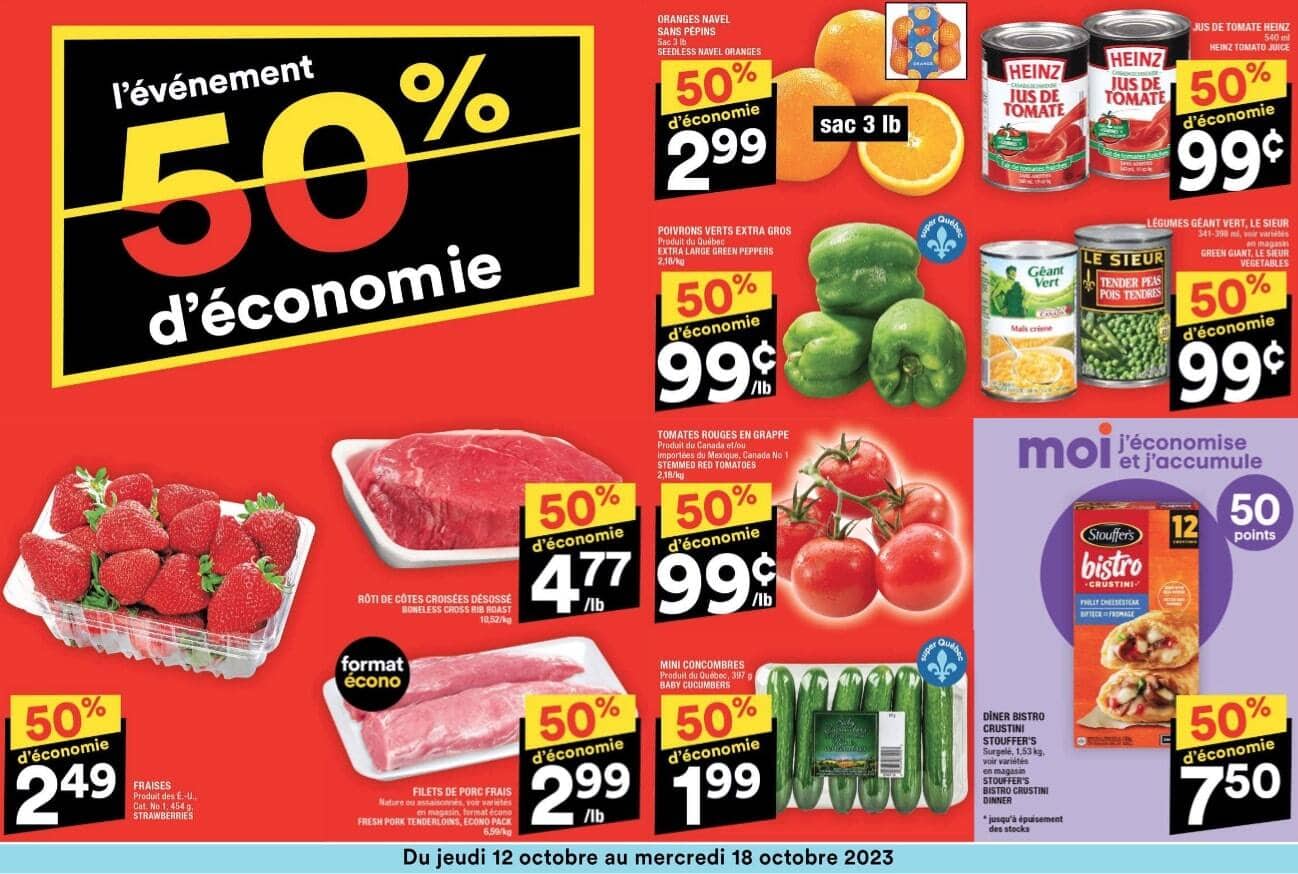 LES 32 MEILLEURS RABAIS EN CIRCULAIRE DU 12 AU 18 OCTOBRE