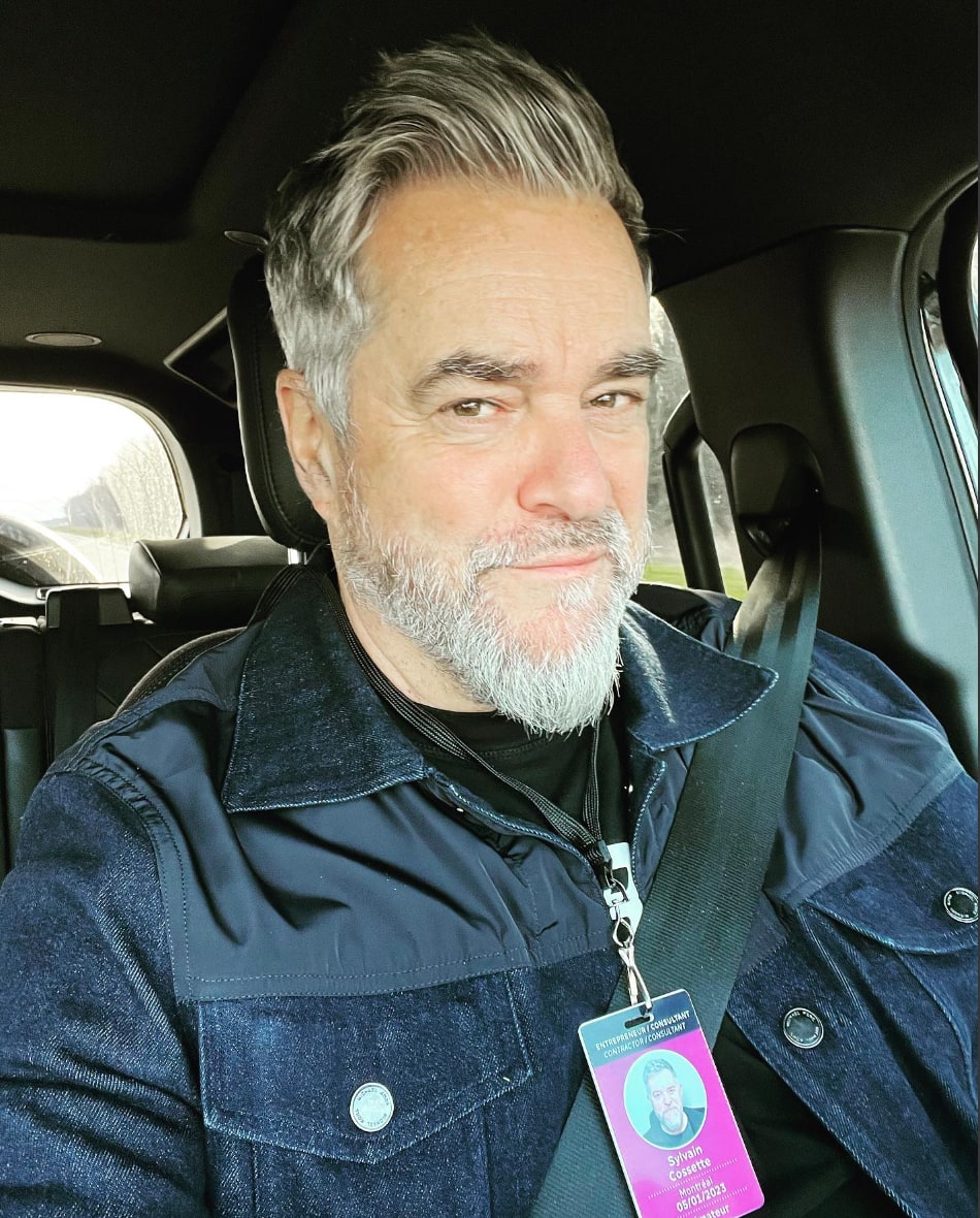 Une adorable photo avec son petit-fils