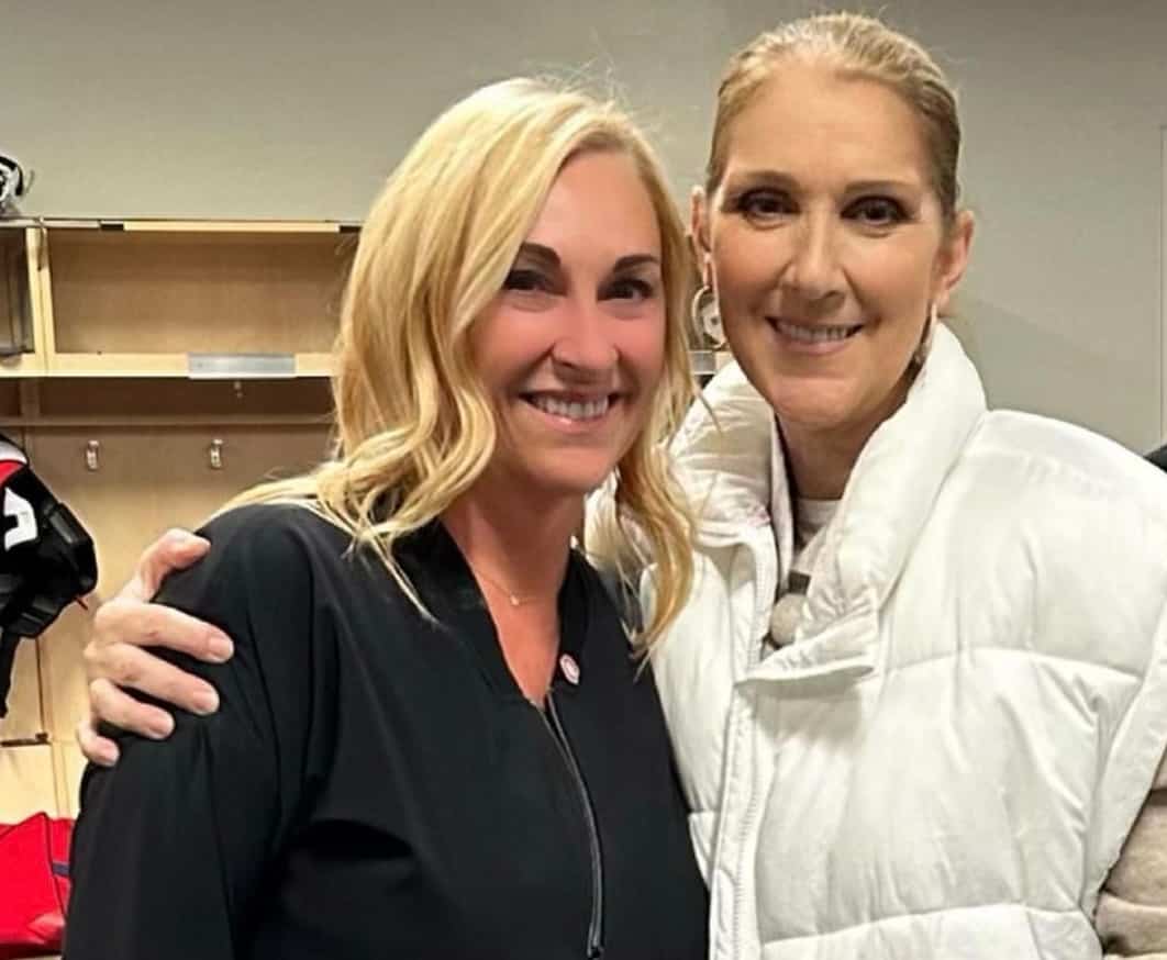 Celine Dion se dio una ducha de Gatorade en un video transmitido antes del partido de Sunday Night Football de NBC.