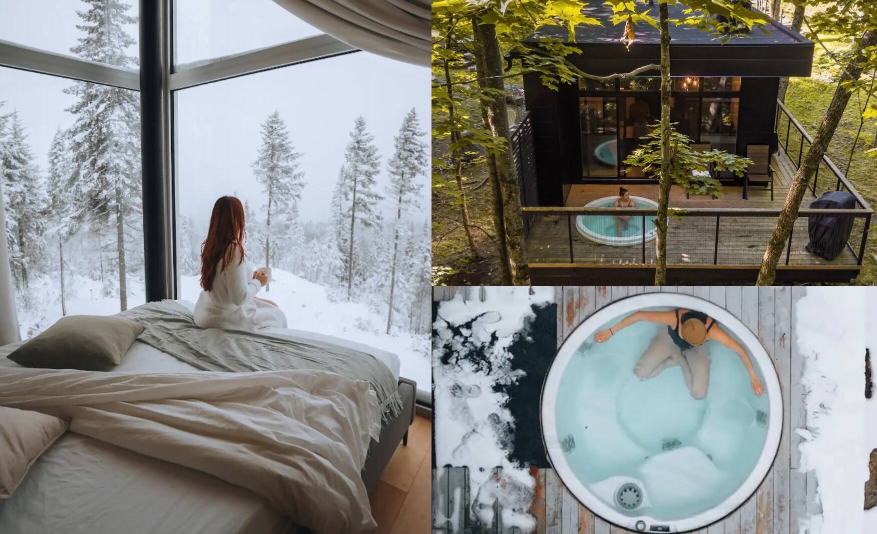 10 magnifiques chalets avec spa