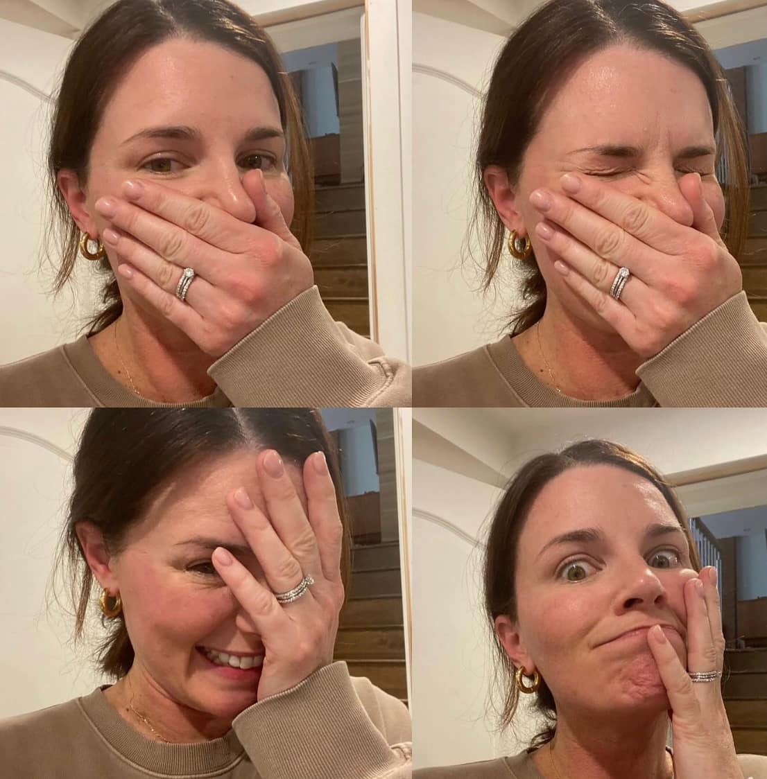 Elle annonce une bonne nouvelle