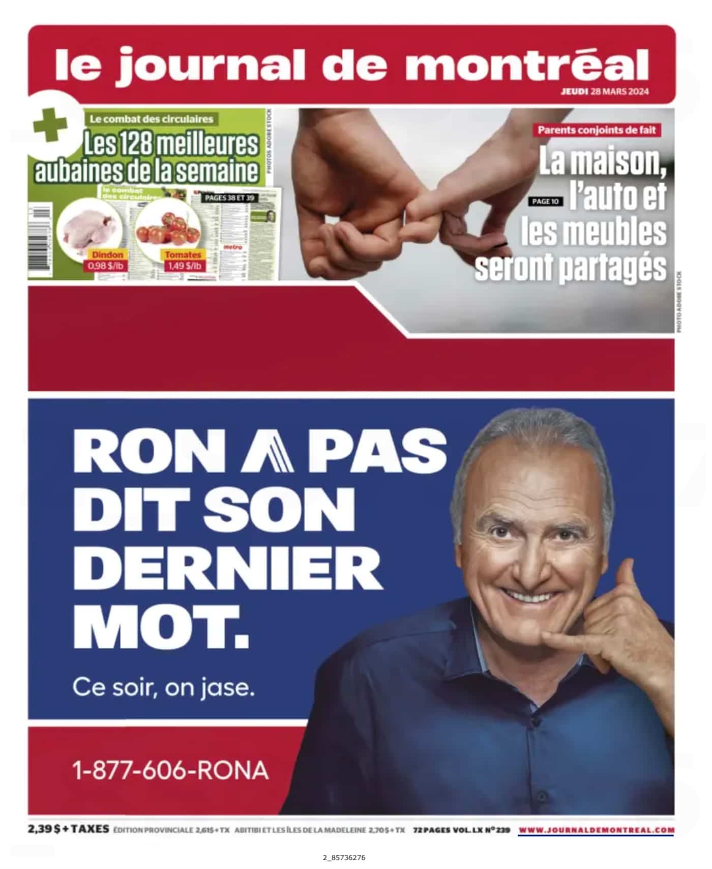 «Ron a pas dit son dernier mot»: une pub originale de RONA pour ...