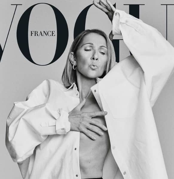 Céline Dion brise internet en couverture du Vogue