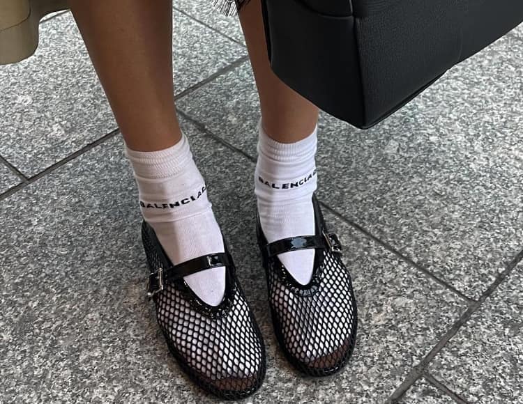 Voici où trouver ces jolies ballerines en filet 