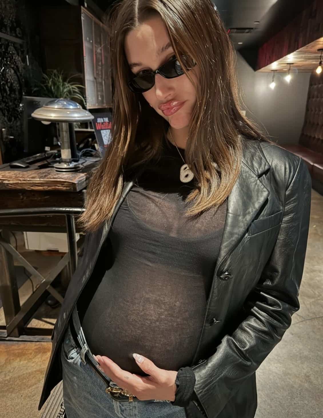 Vient-elle de nous dévoiler le sexe de son bébé?