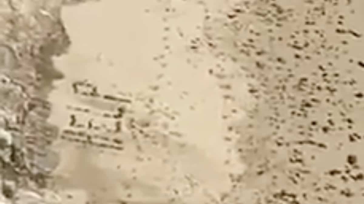 «HELP»: coincé sur une plage, il appelle à l’aide avec des roches