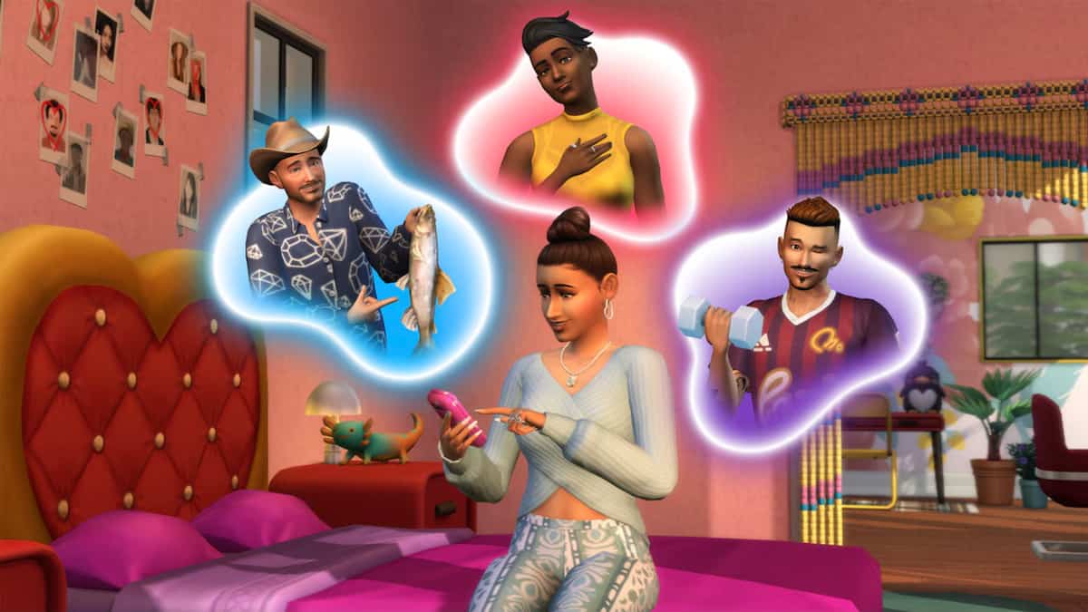 Votre Sims pourra désormais être dans une relation polyamoureuse