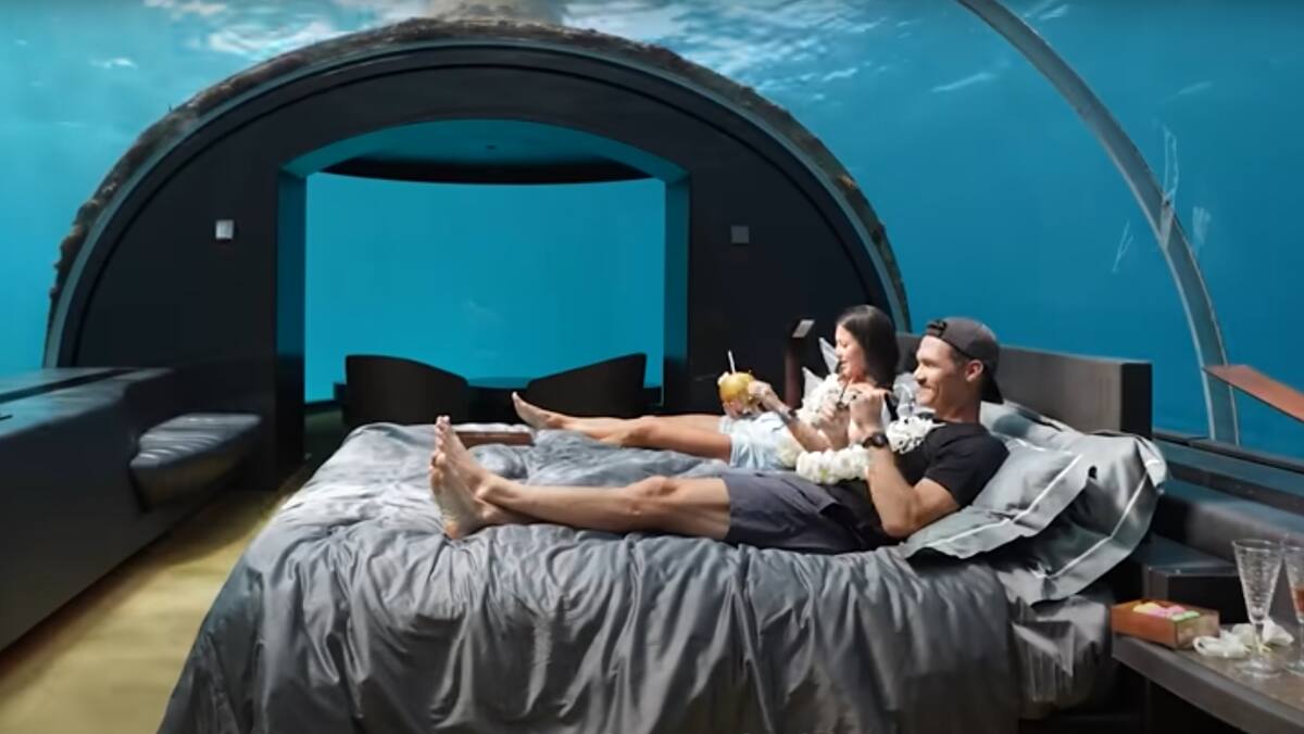 EN IMAGES | Seriez-vous prêts à rester dans cette chambre sous-marine ?