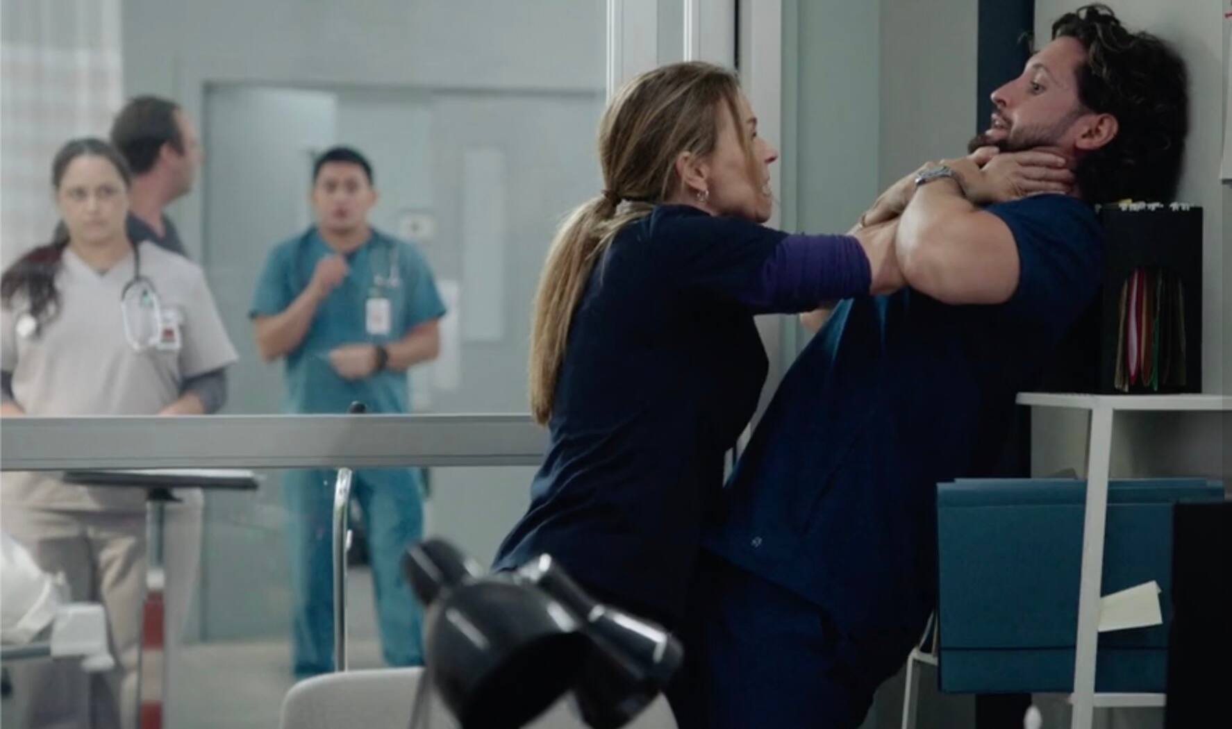 L'altercation fait craindre le pire au public